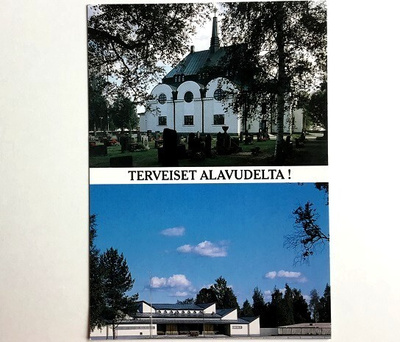 Alavus kirkko ja seurakuntakoti Postikortti