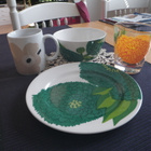 Iittala Marimekko Primavera lautanen+kulho vihreät - pikkukuva 1
