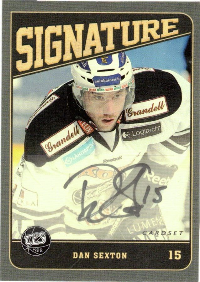 2013-14 Cardset DAN SEXTON TPS signature nimmari