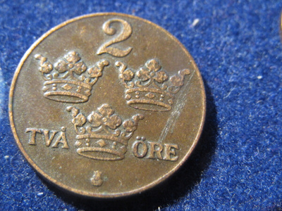 2 öre 1939. Ruotsi-Sweden