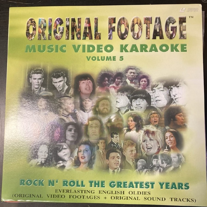 Original Footage - Music Video Karaoke Volume 5 LaserDisc