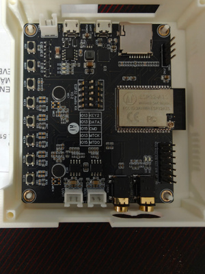 ESP32 Audio Kit V2.2 + räätälöity 3D-kotelo (Uusi)