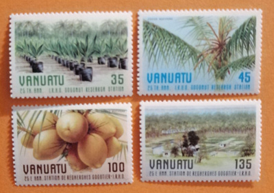 Vanuatu 2002 Kookospähkinä tutkimusasema 25 vuotta