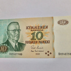 10 mk 1980 D* Tähti * HYVÄ lähes Pakkasileä - pikkukuva 1