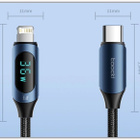 USB C - Lightning data/latauskaapeli digitaalinäyttö/1 metri - pikkukuva 2
