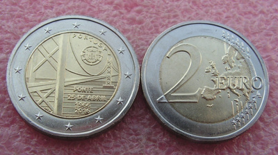 2 € EURO 2016 Portugali "50 v. 25 ABRIL SILTA" UNC
