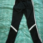 Adidas- verkkarit treenihousut 3 raitaa mustat 164 cm - pikkukuva 2