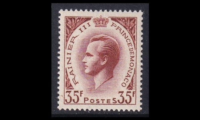 Monaco 584 * Käyttösarja Rainier III 35 Fr (1957)