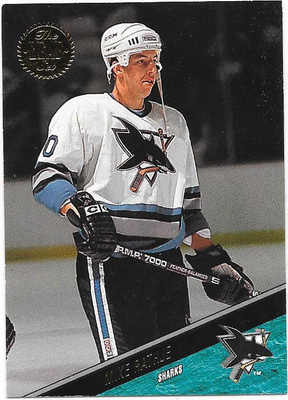 1993-94 LEAF #419 Mike Rathje , San Jose Sharks RC