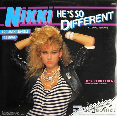 NIKKI :: HE'S SO DIFFERENT :: VINYYLI  12"      1985