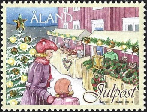 Åland 2014  Joulu  Julpost  ** LaPe 389