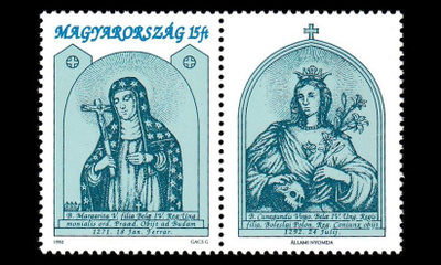 Unkari 4201zf ** Pyhän Margareta (1992)