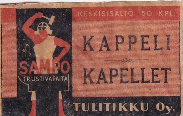 Helsinki, Kappeli, Kapellet , Tulitikku Oy,.  s3