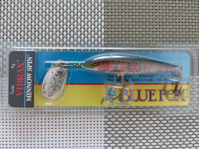 BLUEFOX VIBRAX Minnow Spin 9g Väri: Rainbow Trout