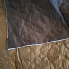 Tumma oliivinvihreä / ruskea tikkikangas 165x150cm - pikkukuva 3