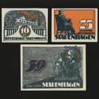 Saksa Notgeld 10, 25, 50 Pfg, Stavenhagen 1921 - pikkukuva 1
