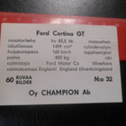 K14. Champion Monte Carlo # 32 Ford Cortina GT - pikkukuva 2