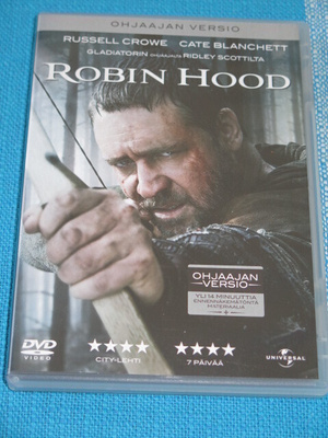 Dvd - Robin Hood - Ridley Scott -elokuva 2010