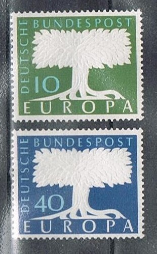 L-Saksa 1957 - Europa CEPT ++