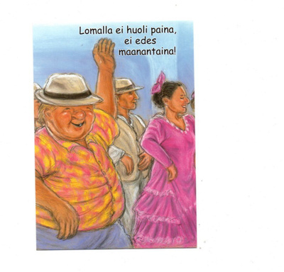 °°LOMALLA EI HUOLET PAINA...!°° -KORTTI / (Hörölä)