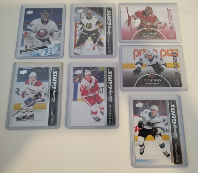 Upper Deck YOUNG GUNS keräilykortteja