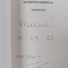 Teuvo Matala : Eläinten armoilla - pakinoita (signeerattu... - pikkukuva 3