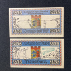 Notgeld der Stadt Flensburg Schleswig & Holstein 1920. 2 kpl - pikkukuva 2