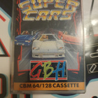 Supercars CBM 64/128 Cassette alkuperäisrasiassaan - pikkukuva 1