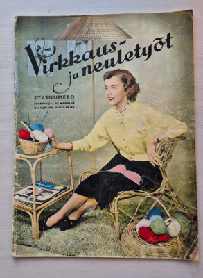 Virkkaus- ja neuletyöt # 3 / 1952 syysnumero