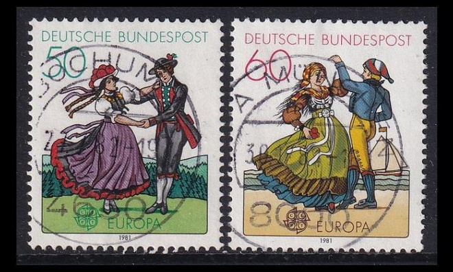 Saksa 1096-7 o Europa kansantanssit (1981)