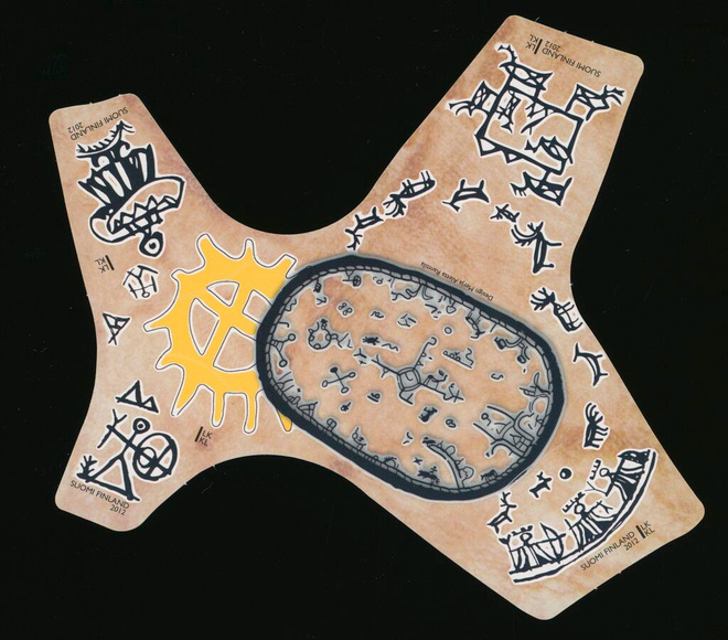 2012, Saamelaiskulttuuria, pienoisarkki BL73**