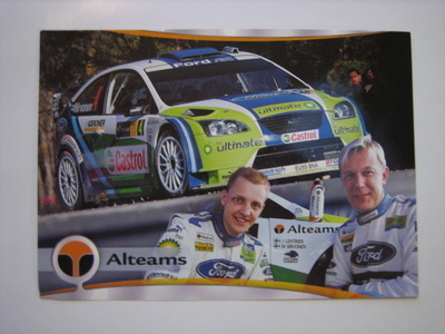Ford rallikortti 24 D: Ford Focus - Mikko Hirvonen
