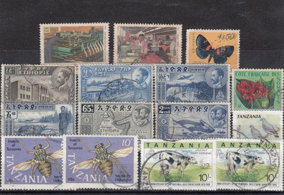 Afrikka postimerkit 74 kpl