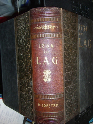 R. Idestam : 1734 ÅRS LAG  ( 1 p. 1902 ) sis. postikulut