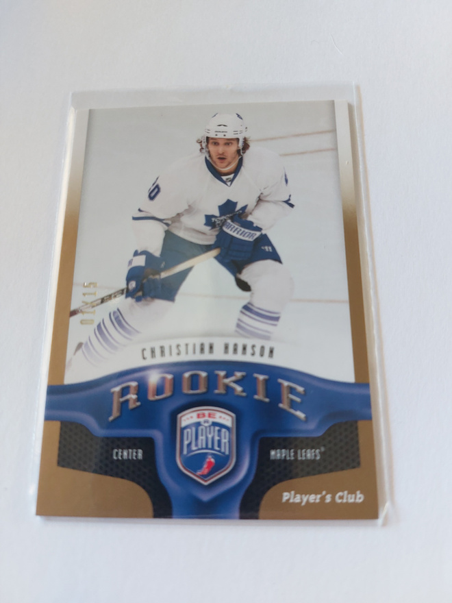 2009-10 Be A Player Player's Club #283 Christian Hanson /15