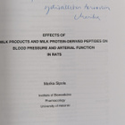 Marika Sipola : Effects of Milk Products and Milk Protein... - pikkukuva 2