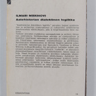 Ilmari Mäkihovi : Aatehistorian dialektinen logiikka - pikkukuva 2