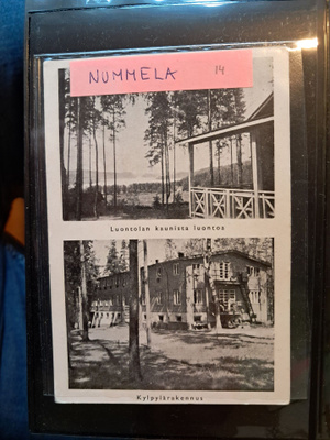Nummela,  kulkematon vanha kortti.