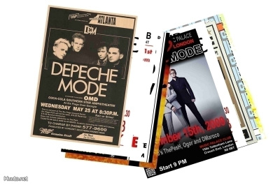 DEPECHE MODE -- postikortti setti  (Upea Lahja !!) #2