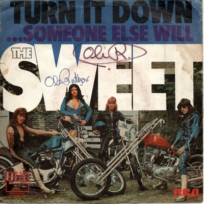 SWEET: Turn It Down / Someone Else Will 7"kk