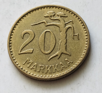 20 mk, circ, v . 1961