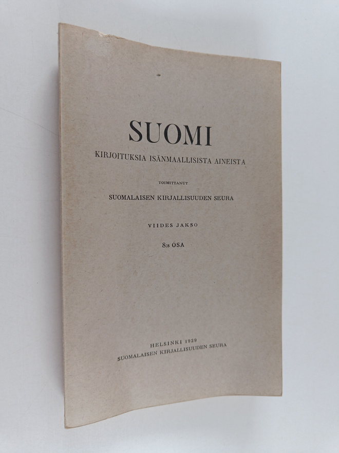 Suomi : kirjoituksia isänmaallisista aineista - 5. jakso,...
