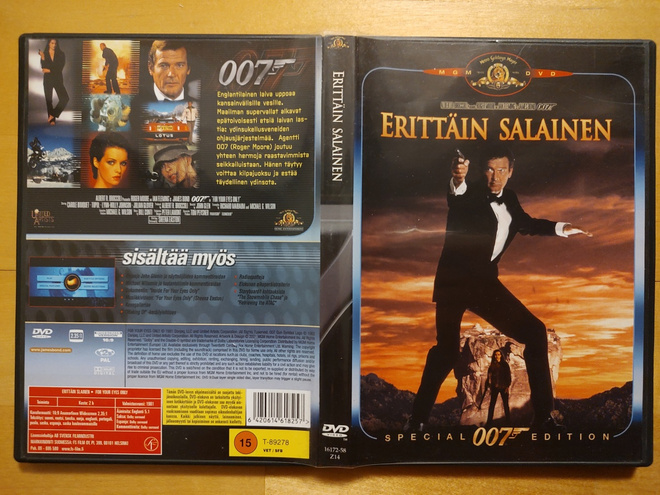 Erittäin salainen (For Your Eyes Only) - Special Edition DVD