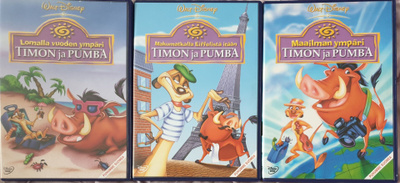 Timon ja Pumba trilogia DVD