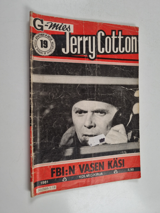 Jerry Cotton 19/1981 : FBI:n vasen käsi