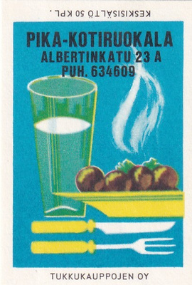 Helsinki. Pika- Kotiruokala , Albertinkatu 23A  b418