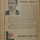 Irmari Rantamala: Totuuden nimessä, Kansankulttuuri 1948. - pikkukuva 3