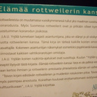 J. A. U. Yrjölä: Elämää rottweilerin kanssa (Sis.postikulut) - pikkukuva 2