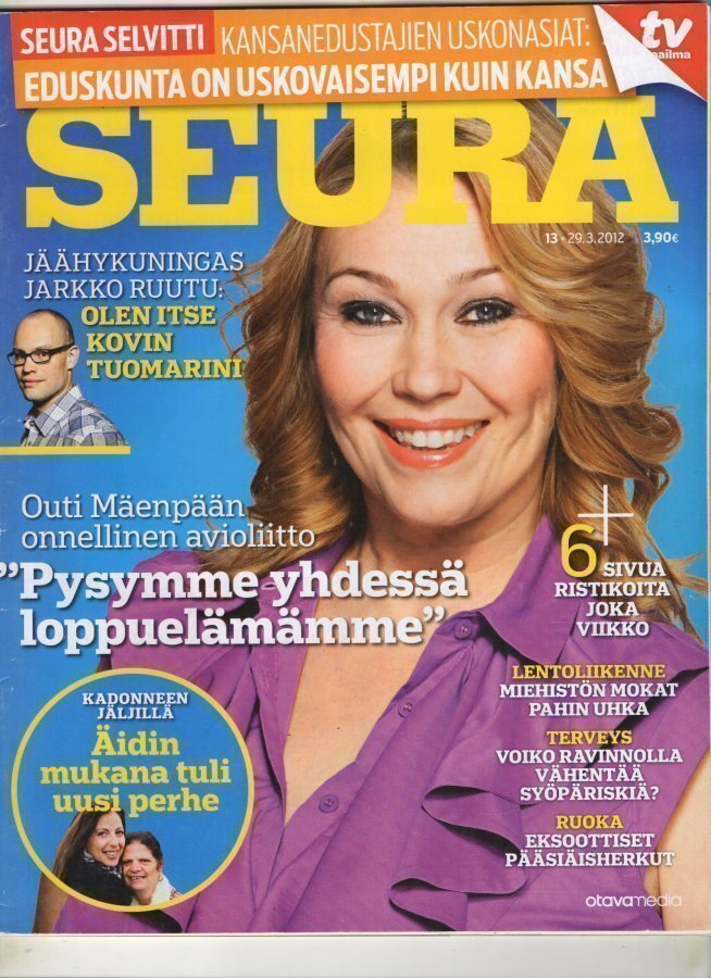 Seura n:o 13 2012 Outi. Anssi. Riku & Tuomas. Jarkko. Mary-H