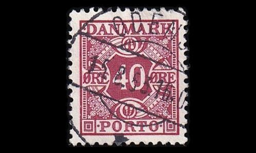 Tanska PORTO_37 o 40 öre punainen (1937)
